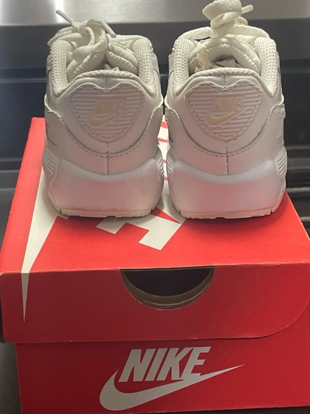 Nike Kids White Low-Top Sneakers